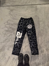 Load image into Gallery viewer, Black &amp; White Flared Sweats
