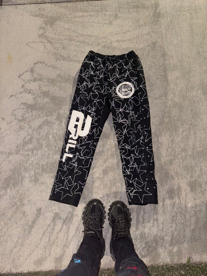 Black & White Flared Sweats